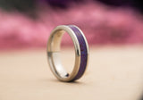 Lavender - Stainless Steel Ring - 8mm