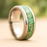 Viridian - Stainless Steel Ring - 8mm