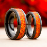 Orange - Black Ceramic