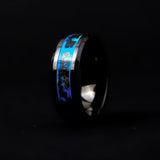 Auric Obsidian - 8mm Black Ceramic Ring