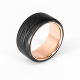 Carbon Fiber and Gold Ring