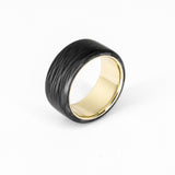 Carbon Fiber and Gold Ring