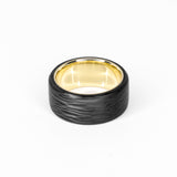 Carbon Fiber and Gold Ring