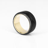 Carbon Fiber and Gold Ring