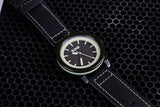 Quartz Ultra Glow Aqua Carbon Fiber Watch