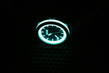 Quartz Ultra Glow Aqua Carbon Fiber Watch