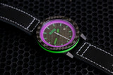 Custom Ultra Glow Automatic Carbon Fiber Watch V2