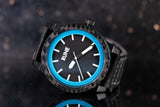 Quartz Ultra Glow Cobalt Blue Carbon Fiber Watch