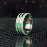 Titanium Oracle Opal Ultimate - Aqua Indigo - 8mm
