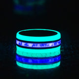 Titanium Oracle Opal Ultimate - Aqua Indigo - 8mm