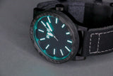 Quartz Matte Solid Carbon Fiber Bezel Watch