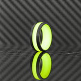 Yellow Apollo Lume V2 carbon fiber ring square product photo 2