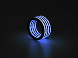 Purple Aurora Carbon Fiber Ring