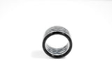 White Aurora Carbon Fiber Ring