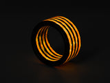 Fire Aurora Carbon Fiber Ring