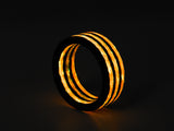 Fire Aurora Carbon Fiber Ring