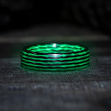 Matrix Green Carbon Fiber Ring - 2 Sizes