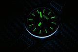 Cobalt Blue Automatic Rune Carbon Fiber Watch V2 - Last One
