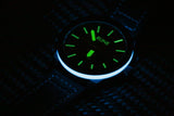 Cobalt Blue Automatic Rune Carbon Fiber Watch V2 - Last One