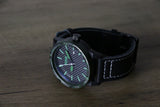OD GREEN Forged Carbon Rune Watch Automatic