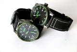 OD GREEN Forged Carbon Rune Watch Automatic