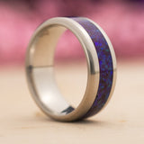 Lavender - Stainless Steel Ring - 8mm