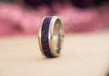 Lavender - Stainless Steel Ring - 8mm