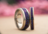 Lavender - Stainless Steel Ring - 8mm