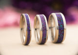 Lavender - Stainless Steel Ring - 8mm