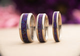 Lavender - Stainless Steel Ring - 8mm