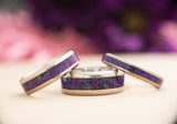 Lavender - Stainless Steel Ring - 8mm