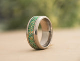 Viridian - Stainless Steel Ring - 8mm