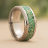 Viridian - Stainless Steel Ring - 8mm