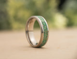 Viridian - Stainless Steel Ring - 8mm