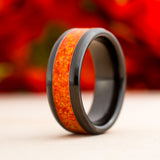 Orange - Black Ceramic