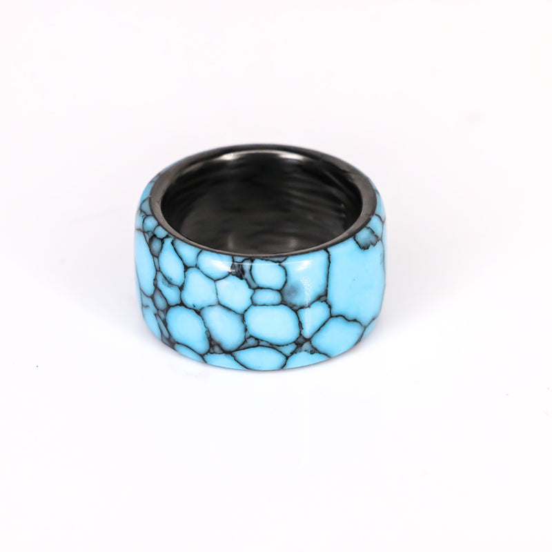 Custom Broad Turquoise Web