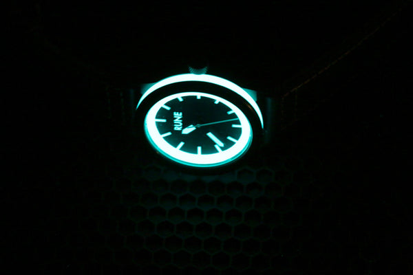 1 LEFT - Automatic Ultra Glow Aqua Carbon Fiber Watch