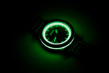 Green Ultra Glow Automatic Carbon Fiber Watch V2 1 Left