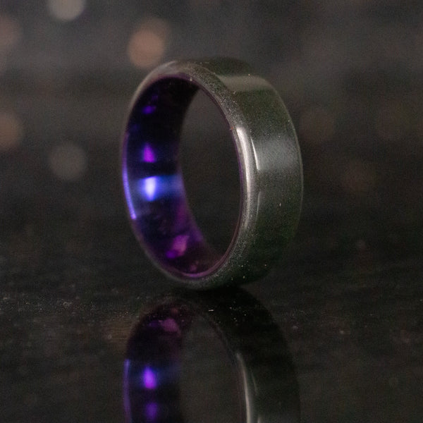 Size 10.5 Modern Gothic Ring in Purple