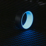 Beveled Matte Broad Carbon Core in Blue Size 13.5