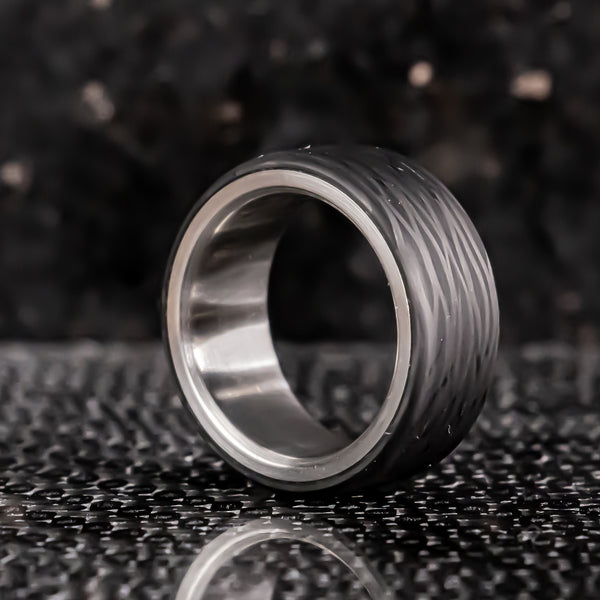 Titanium Carbon Fiber ring