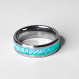 The Alpine River - Tungsten Opal Ring - 10 Spots