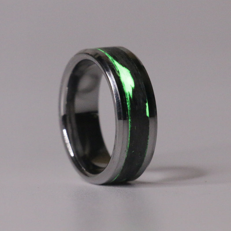 The Wraith Lume - Tungsten 8mm Ring