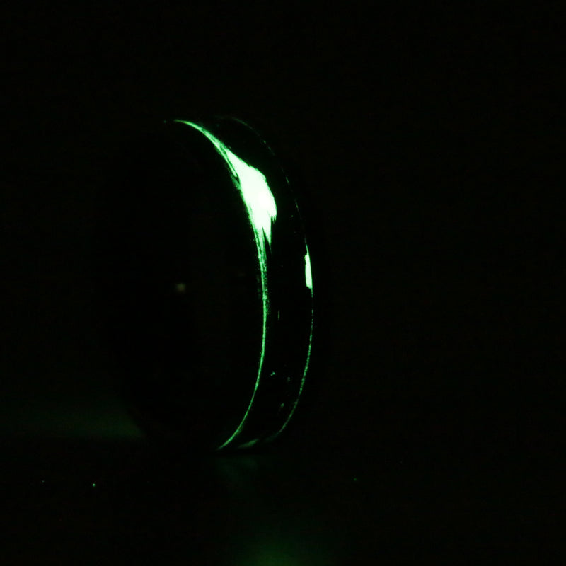 The Wraith Lume - Tungsten 8mm Ring