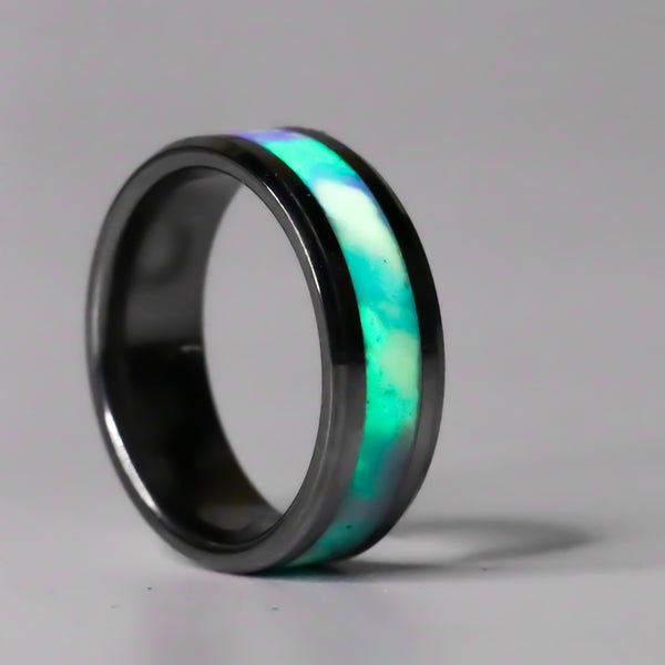 The Central Park - 8mm Tungsten Glow Ring