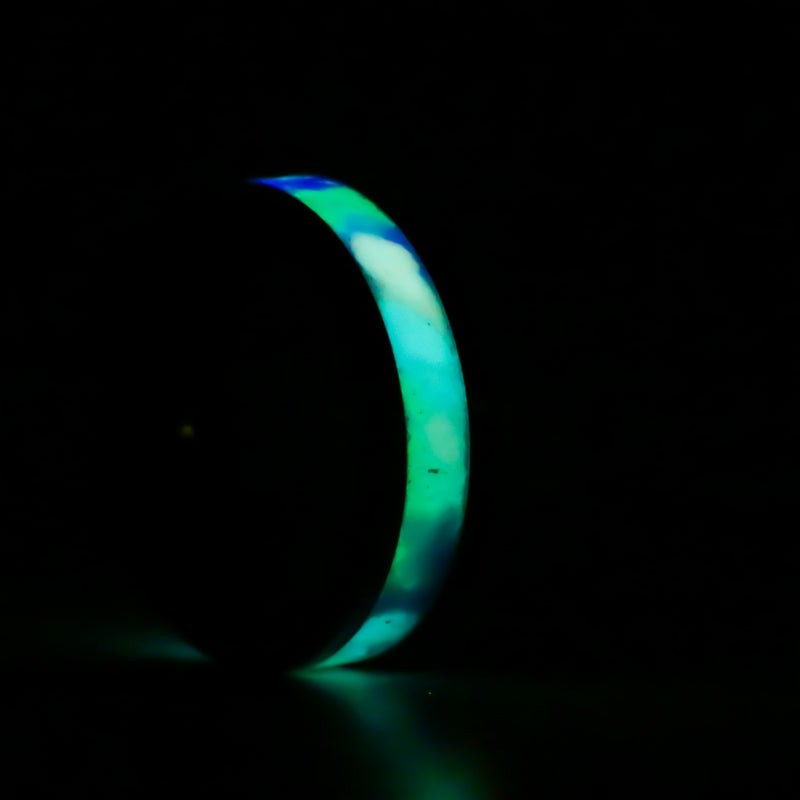 The Central Park - 8mm Tungsten Glow Ring