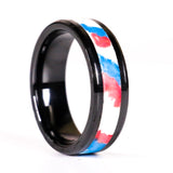 Liberty Ring - 8mm Black Ceramic Ring