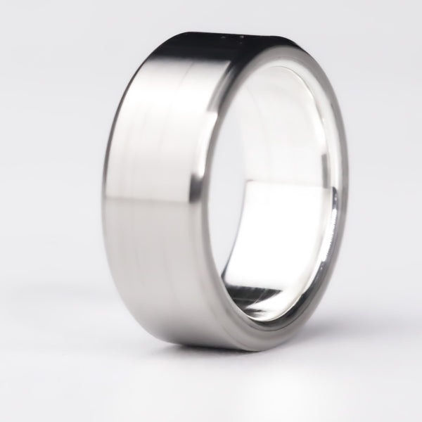 R2FLY - Bi Metal Titanium Sterling Silver Ring - 8.75