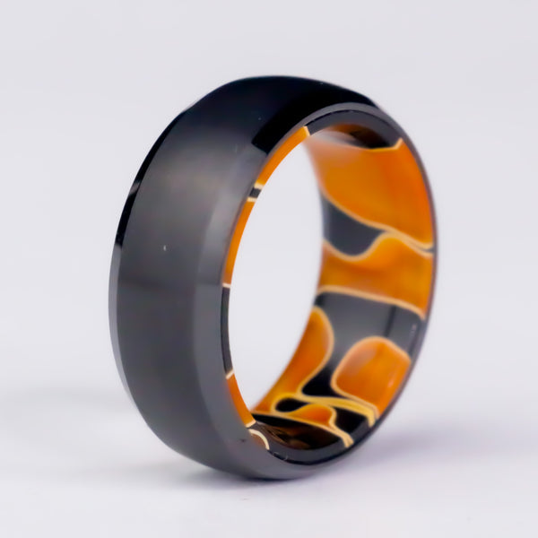 R2FLY - Black Tungsten black/orange Kiri - 8