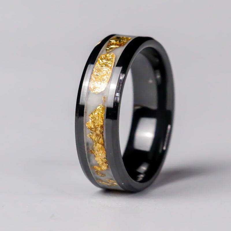 Glowing Gold Ring - 24K Gold Leaf